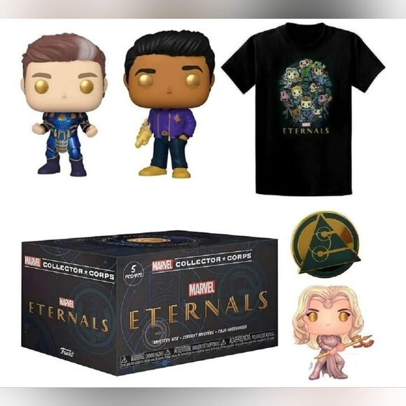 Funko Pop Marvel's Eternal Collectors Box - Factory Sealed - Picture 4 of 4